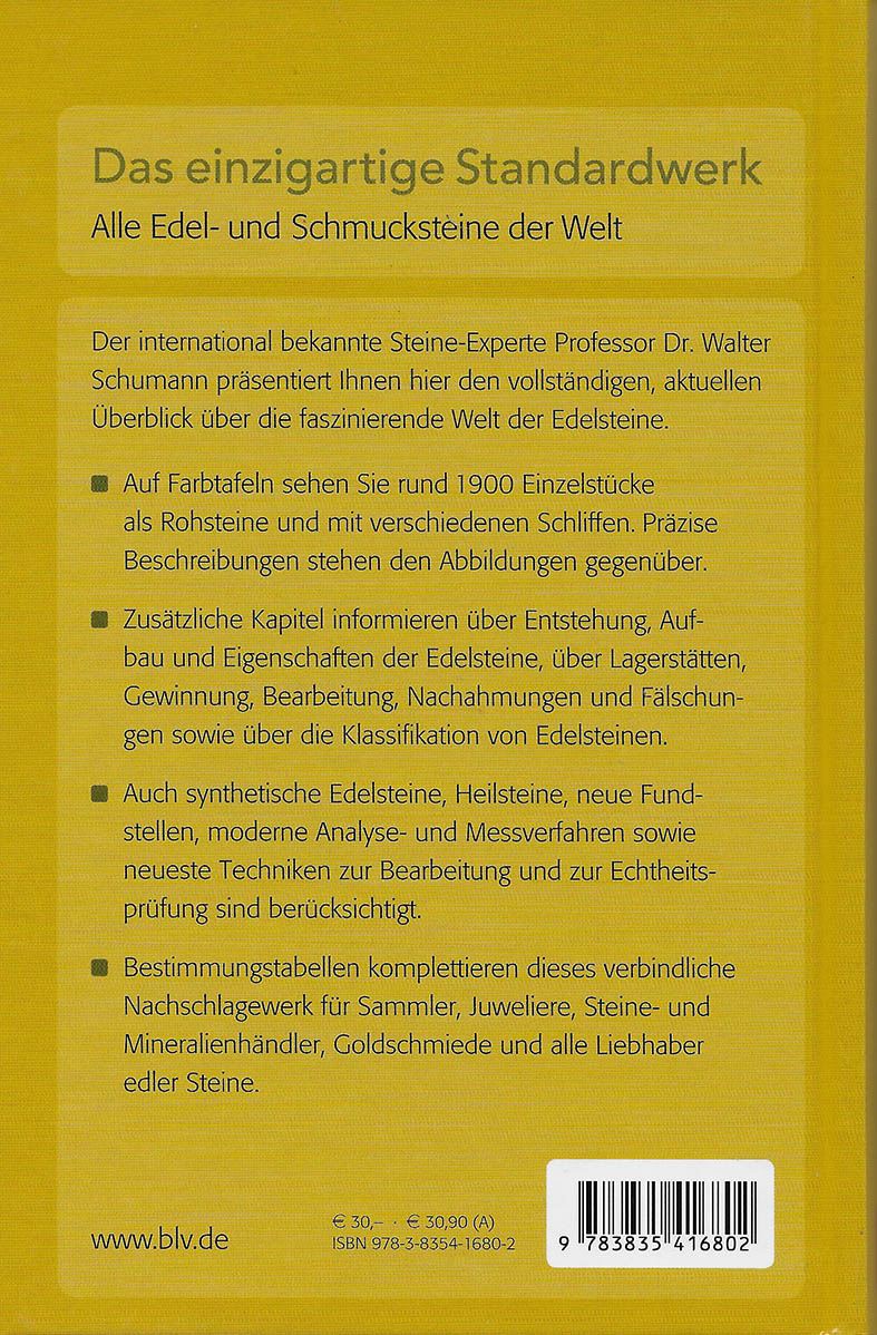 Edelsteine und Schmucksteine 17.Auflage